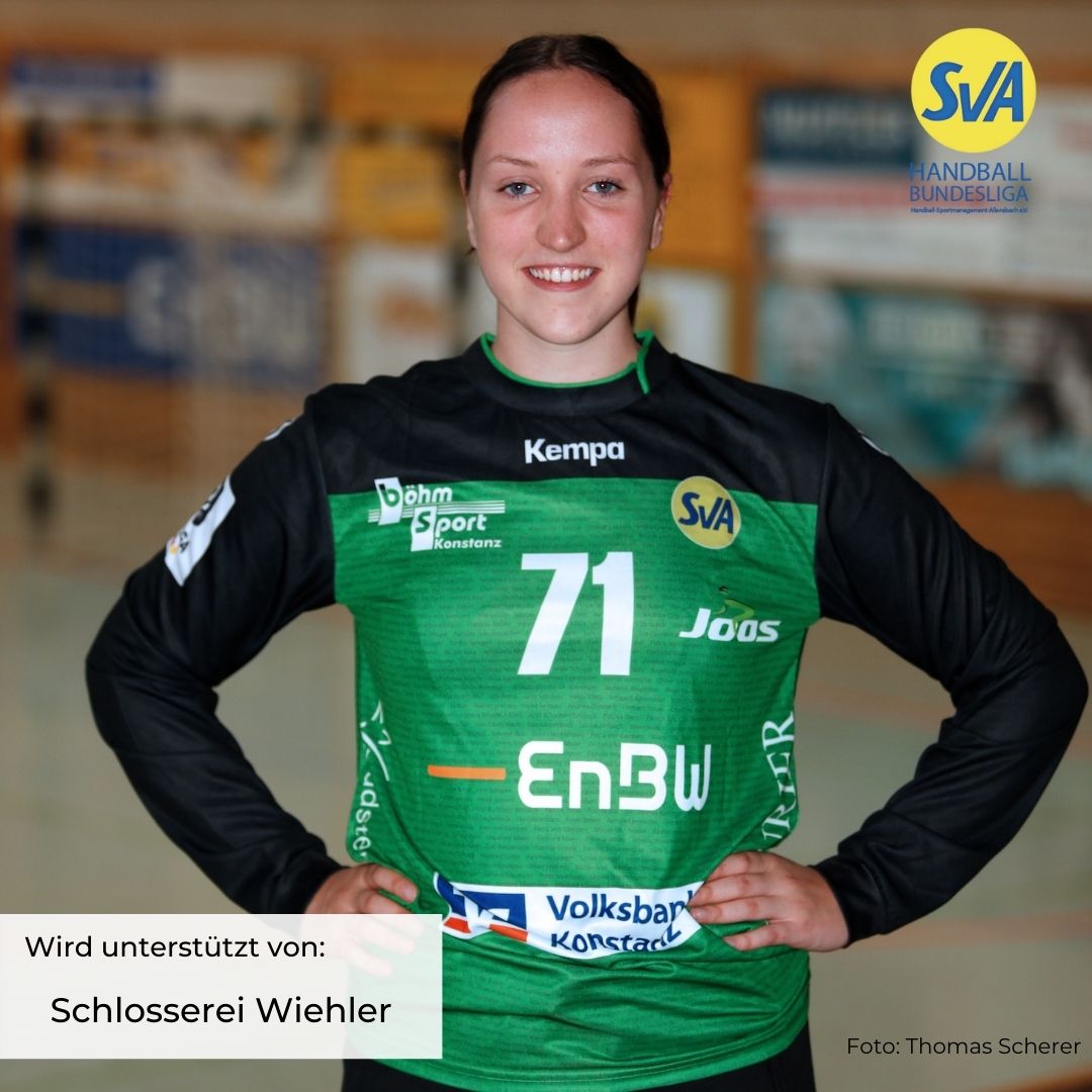 Leonie Kuntz vom SV Allensbach feiert ihren 18. Geburtstag