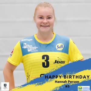 Hannah Person feiert Geburtstag