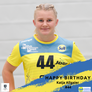 Katja Allgaier feiert Geburtstag