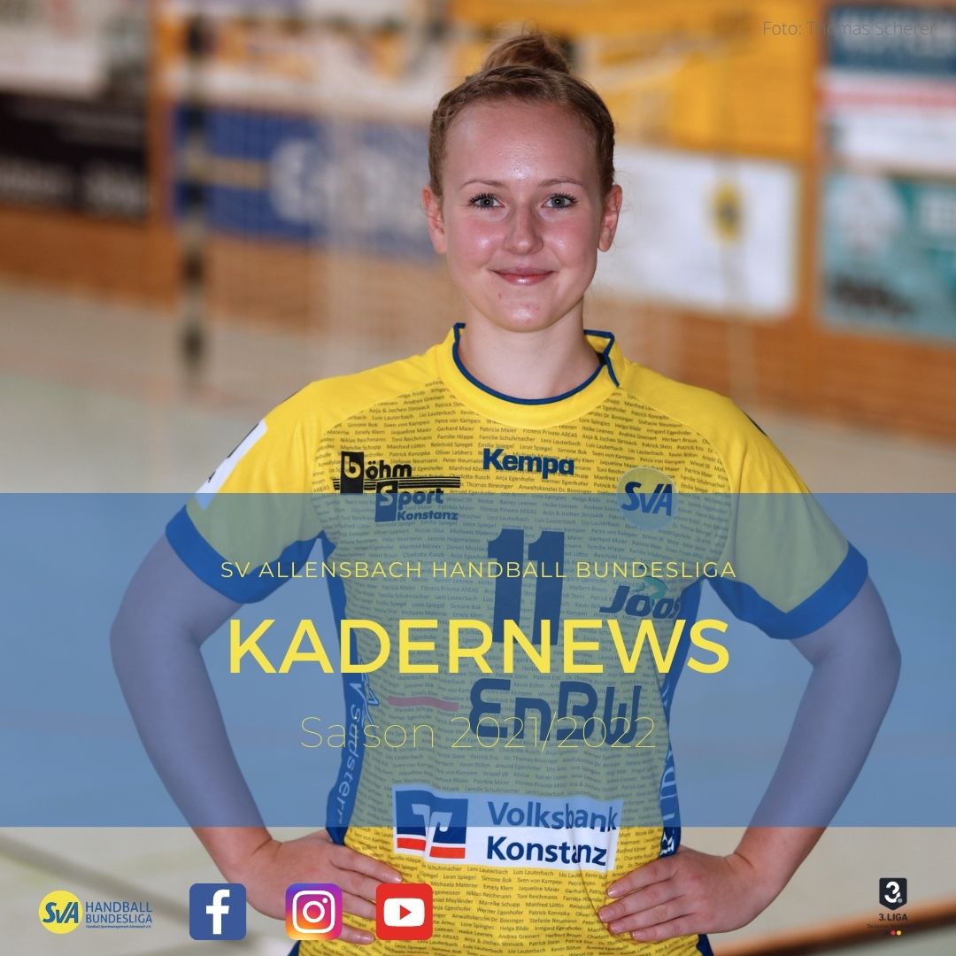 Kathatina Bok verlängert beim SV Allensbach Handball Bundesliga