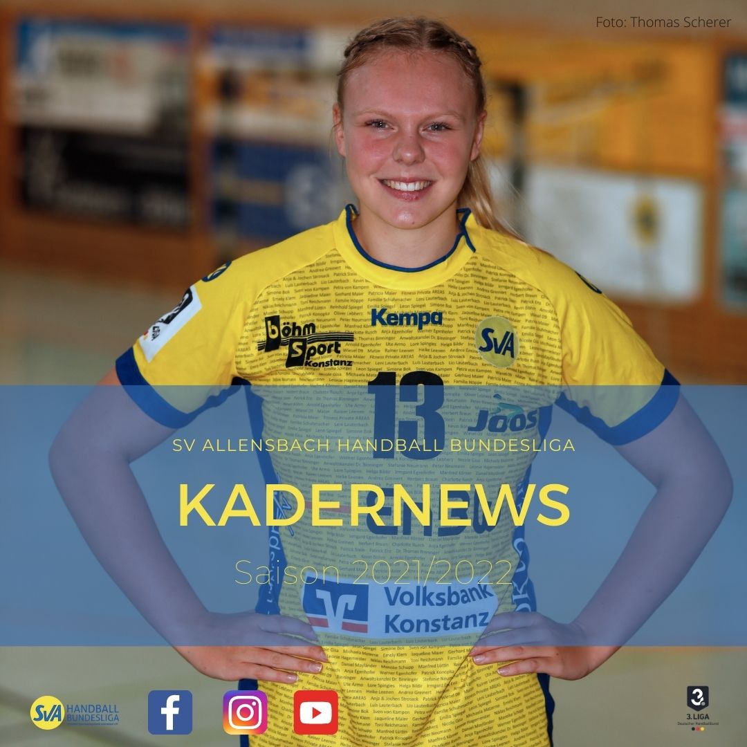 Kimberly Gisa verlängert beim SV Allensbach Handball Bundesliga