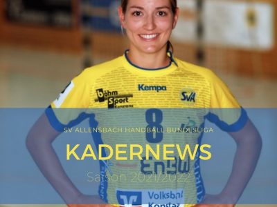 Nadja Greinert verlängert beim SV Allensbach Handball Bundesliga