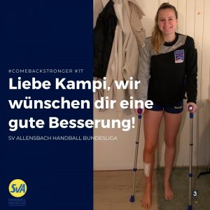 Julia von Kampen vom SV Allensbacherfolgreich operiert