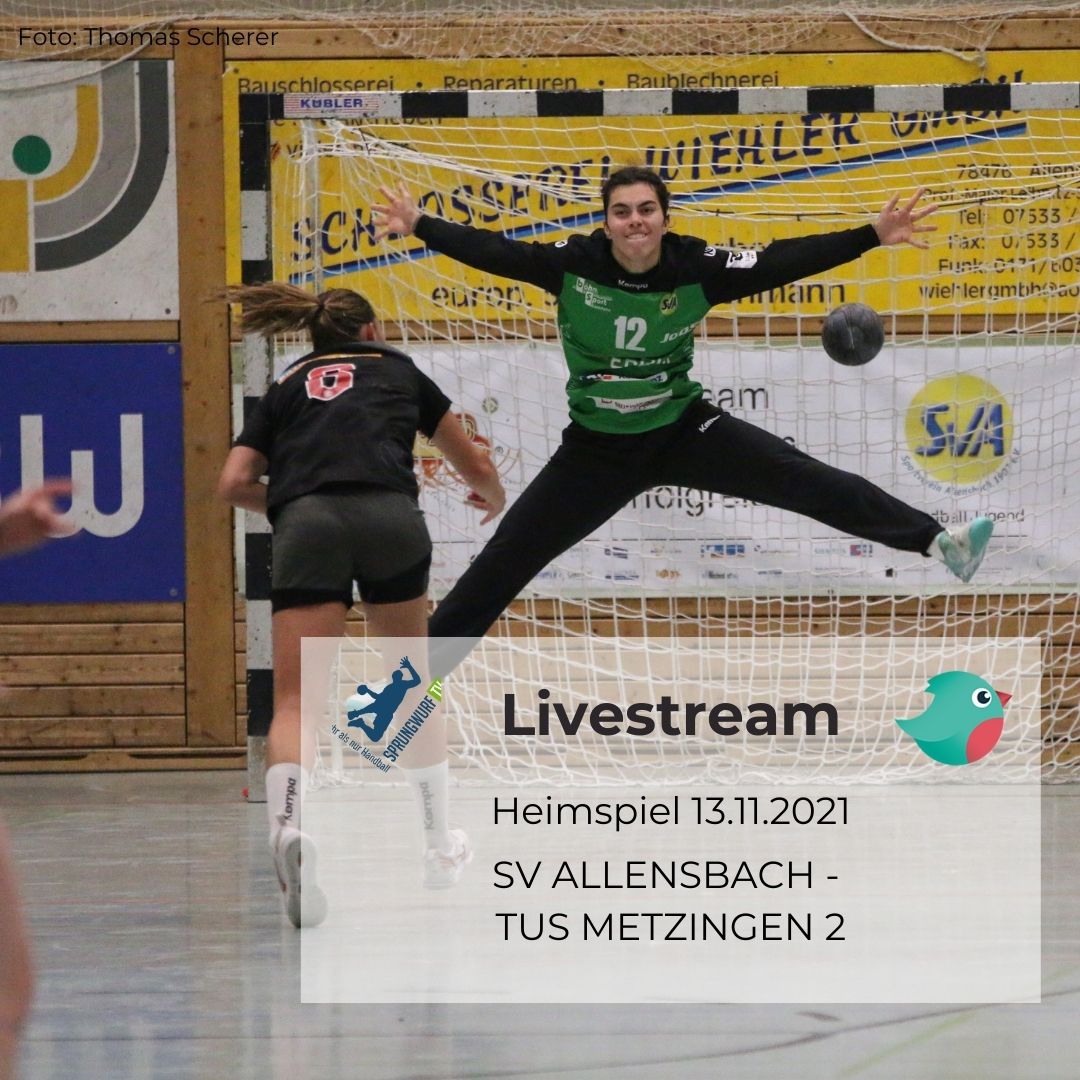 Kopie von Livestream: SV Allensbach - TuS Metzingen II