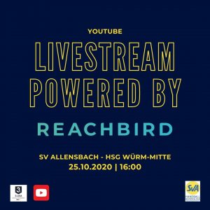 Livestream SV Allensbach - HSG Würm-Mitte |Reachbird
