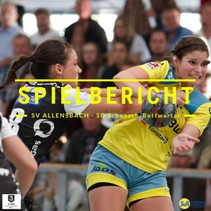 Spielbericht SV Allensbach - SG Schozach-Bottwartal