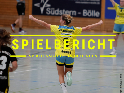 Spielbericht SV Allensbach - TV Nellingen (Endstand: 29:27)