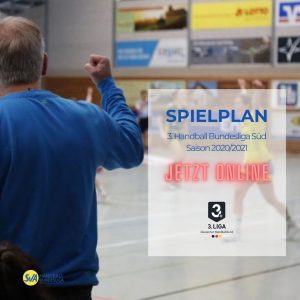Spielplan 2020/2021 der 3. Handball Bundesliga Süd