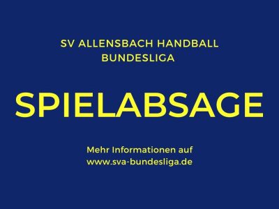 Spielabsage des SV Allensbach gegen FrischAufGöppingen